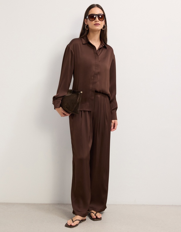 The Fated - Josephine Satin Shirt
