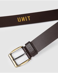 UNIT - UNIT Mens Fortitude Leather Belt