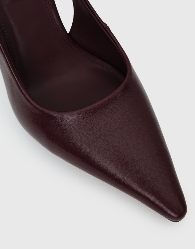 Betts - Kane Pointy Toe Slingback Wedge Shoes
