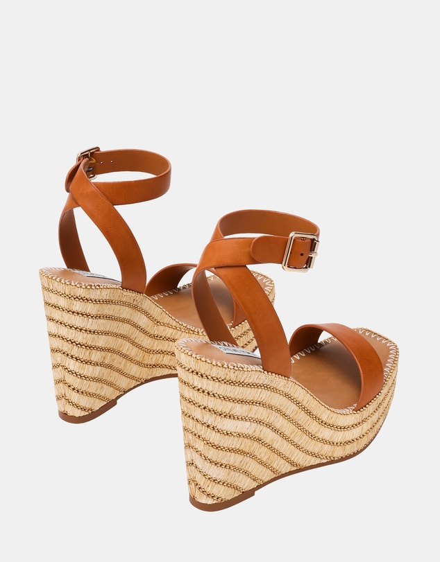 Steve Madden - Cassie Camel Leather Heels