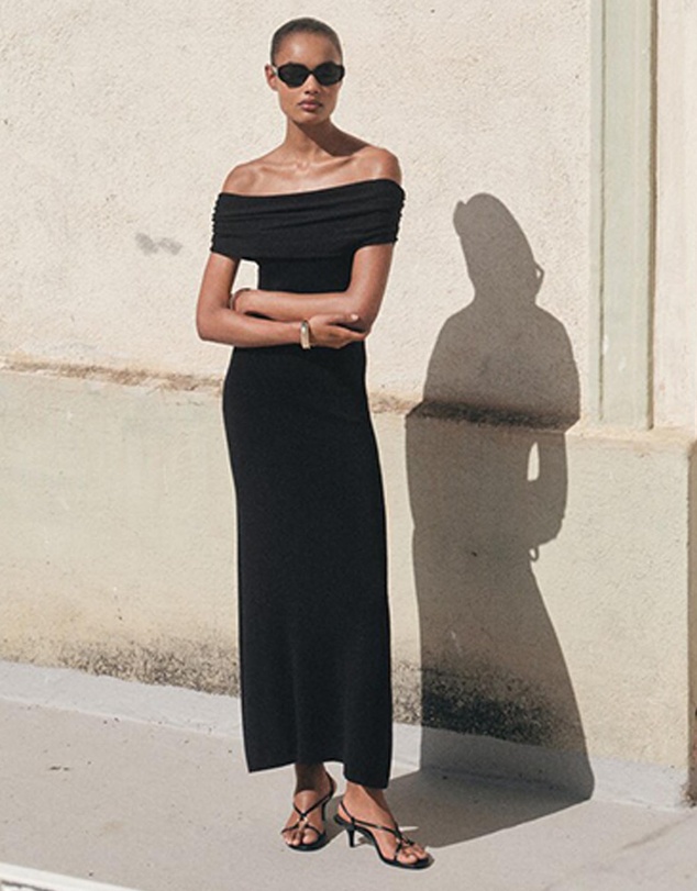 M.N.G - Strapless Knitted Dress