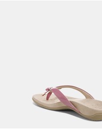 Vionic - Bella Toe Post Sandal - Rhubarb