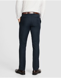 Tarocash - Ty Slim Check Wool Pant