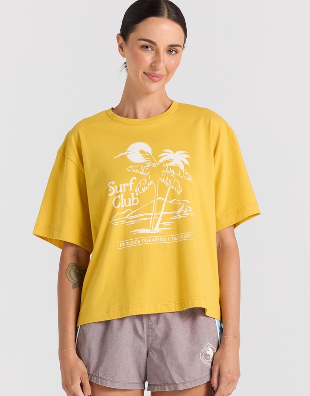 Poolside Paradiso - Surf Club Tee - Sunny