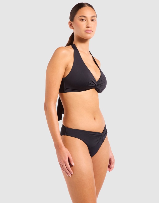 JETS - Jetset Smooth Twist Front Halter Bikini Top