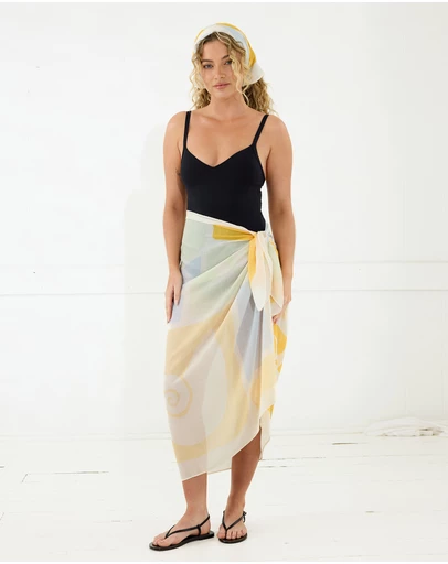 Morgan & Taylor - Sunrise Sarong in Orange