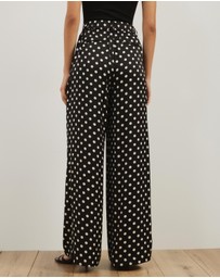 Atmos&Here - Fiona Polka Dot Tailored Trousers
