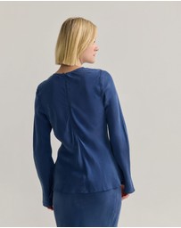 Oxford - Madeline Cupro Top
