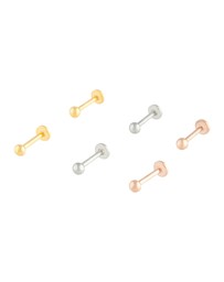 Lovisa - Mixed Metal Flat Back Ball Earring 6-Pack
