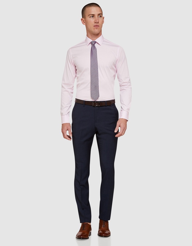 Oxford - Pink Stretch Travel Shirt