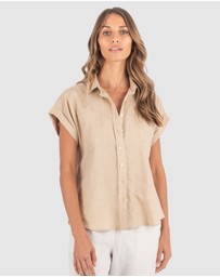 CAMIXA - CAPRI Short Sleeve Linen Shirt