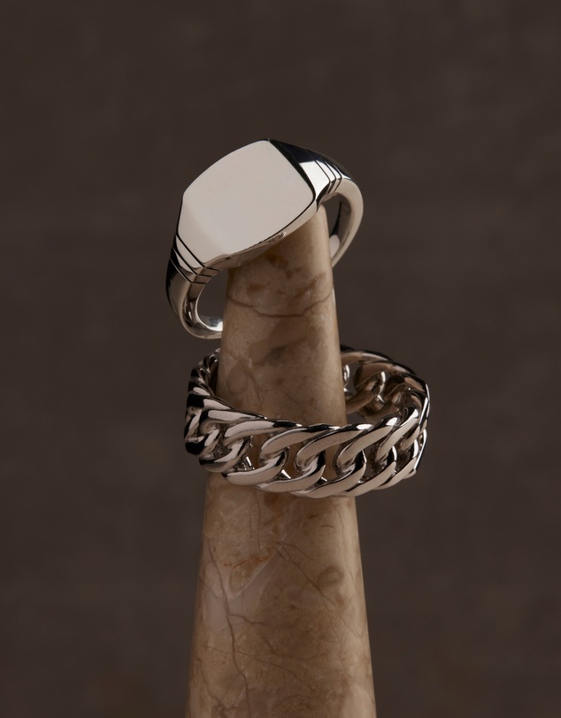 Najo - Quadris Men's Silver Ring