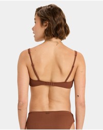 Roxy - Womens Rib Roxy Love The Ocena V Bikiini Top