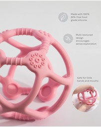 Playground - Silicone Teething Ball - Light Pink