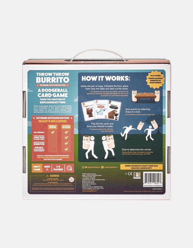 Asmodee - Throw Throw Burrito Extreme Outdoor Edition