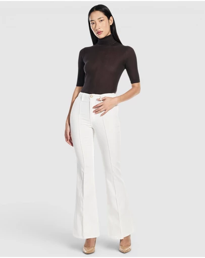 GUESS - High Rise Amanda Flared Jeans