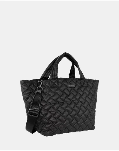 Pierre Cardin - Pierre Cardin Ladies Nylon Small Quilted Tote Bag