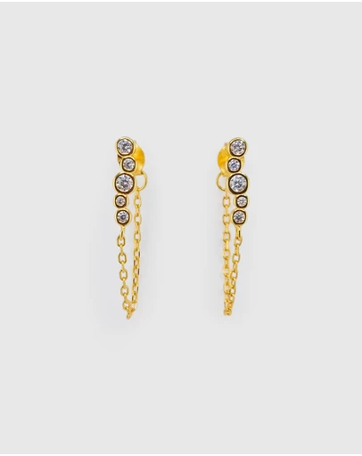 Izoa - Elodie Drop Stud Earring