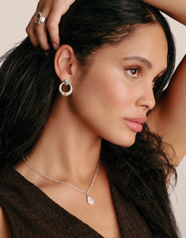 THOMAS SABO - THOMAS SABO Double Necklace with Zirconia Eye