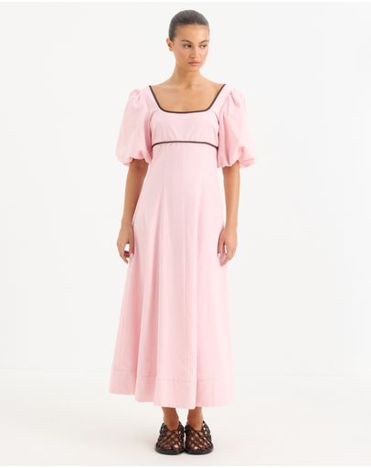 Baby Pink With Chocolate Piping