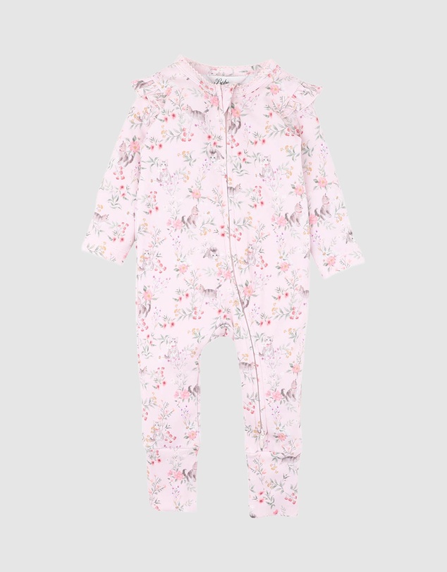 Bebe by Minihaha - Willa Organic LS Zipsuit - Babies