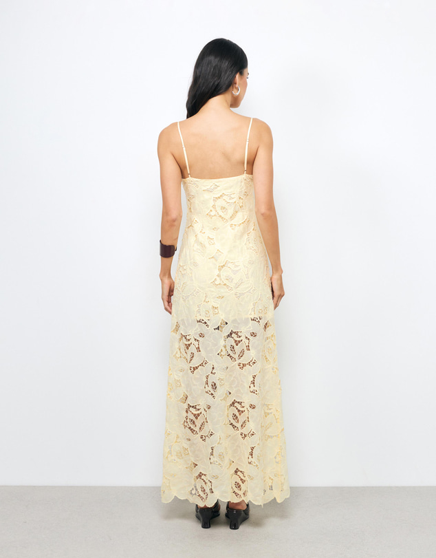 AERE - Evania Lace Maxi Dress