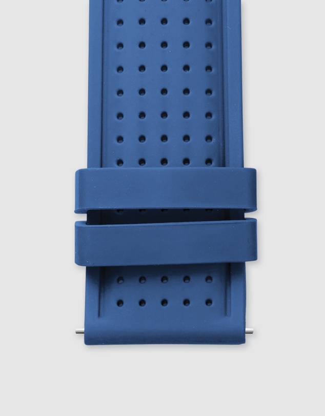 Maxum - Raglan Band Blue Silicone Strap Gold Buckle