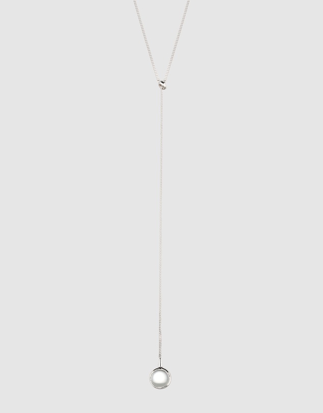 Elli Jewelry - Rock Crystal Y-Necklace in 925 Silver