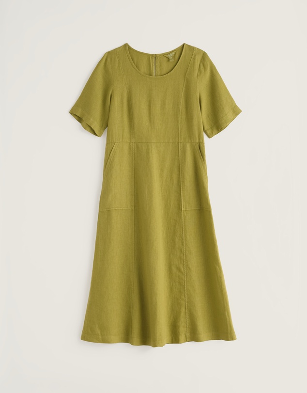 Seasalt - Grass Wave Linen Midi Dress