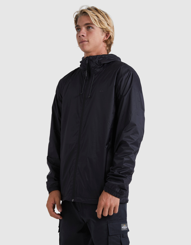 Quiksilver - Mens Waterwind Hooded Windbreaker Jacket