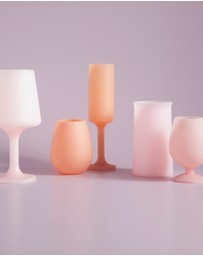 porter green - stegg | silicone unbreakable highball glasses