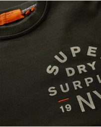 Superdry - Slim Fit Surplus Graphic Crew
