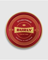 BURLY - Styling Pomade - Water Based - High Shine - Firm Hold - Australian Made