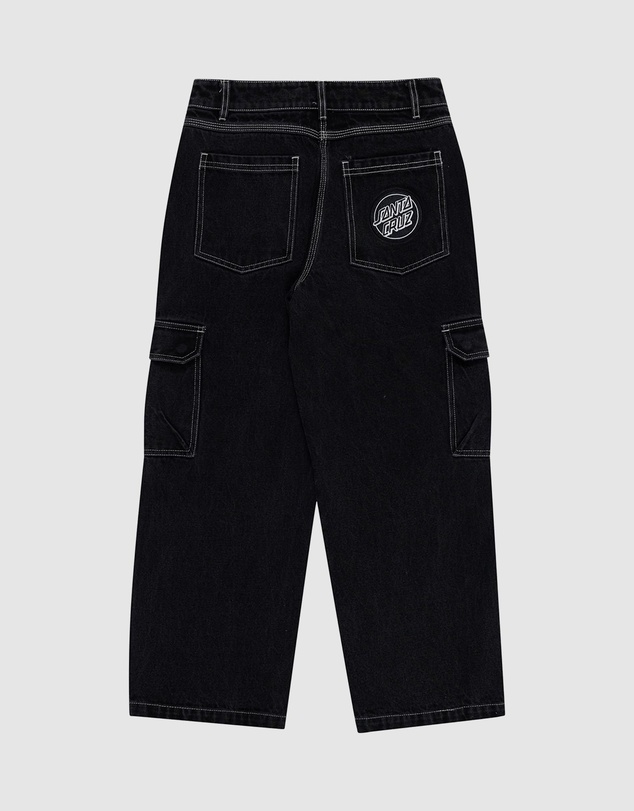 Santa Cruz - Reverse Dot Patch Jeans - Teens