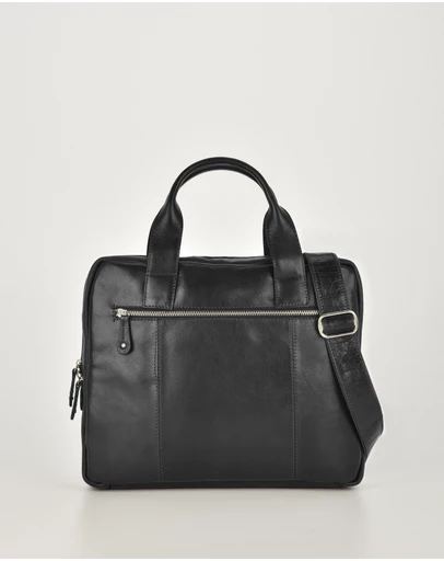 Cobb & Co - Turner Leather Laptop Satchel