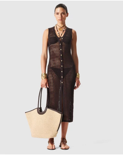 & Other Stories - Open-Knit Maxi Dress