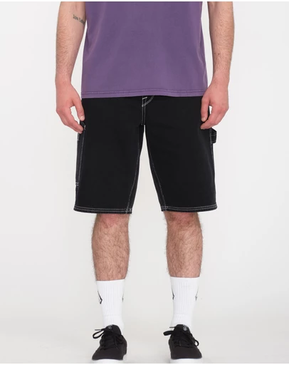 Volcom - Mens Labored Denim Utility Denim Short