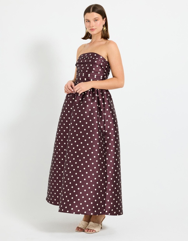 Pasduchas - Alistair Strapless Midi Dress