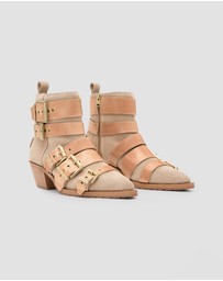 AllSaints - Jane Multi Buckle Boots - Women's