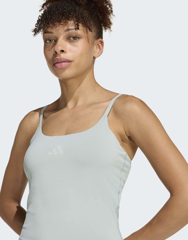 adidas Performance - Optime Tank With Integrated Light-Support Bra Womens