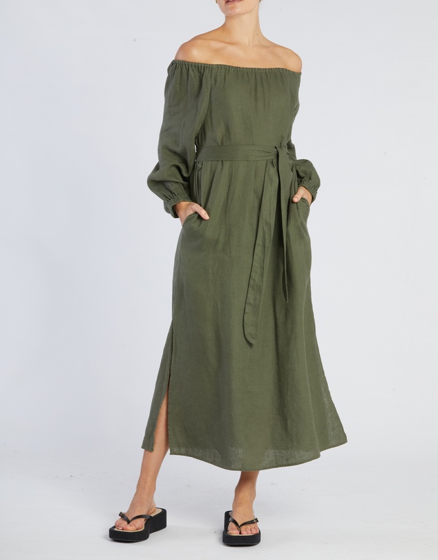 Amelius - Tala Linen Maxi Dress