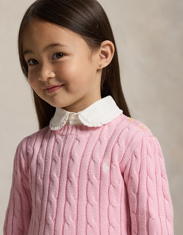 Polo Ralph Lauren - Cable-Knit Cotton Sweater - Kids