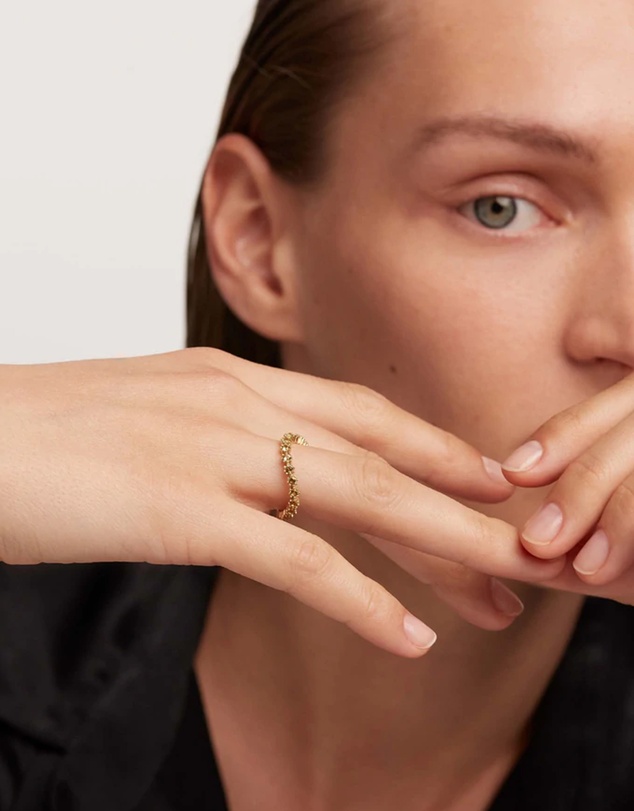 PDPAOLA - Green Tide Gold Ring