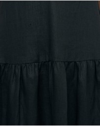 AERE - Bree V Neck Linen Maxi Dress