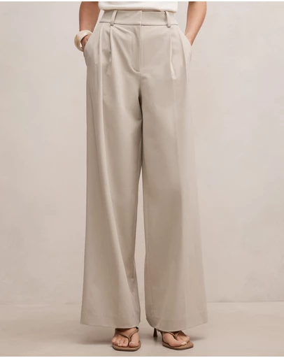 Forever New - Etta Pleated Wide Leg Pants