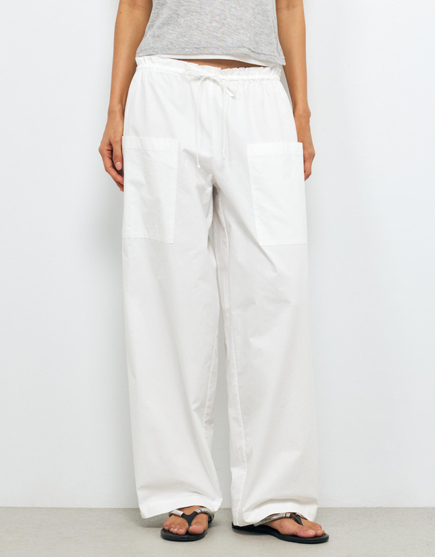 AERE - Zinnia Relaxed Wide-Leg Pants