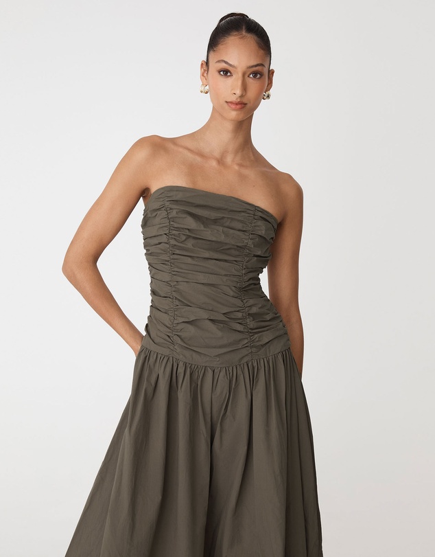 Forcast - Cathy Cotton Modal Midi Dress