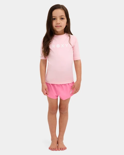 Roxy - Girls 2 to 7 Essential Short Sleeve Rashguard