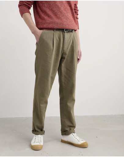 Seasalt - Seasalt Cornwall Green Helmsman Trouser