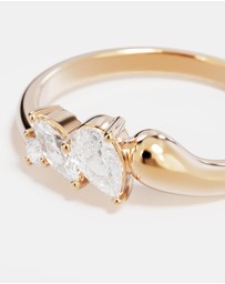 By Charlotte - Crystal Wings Ring